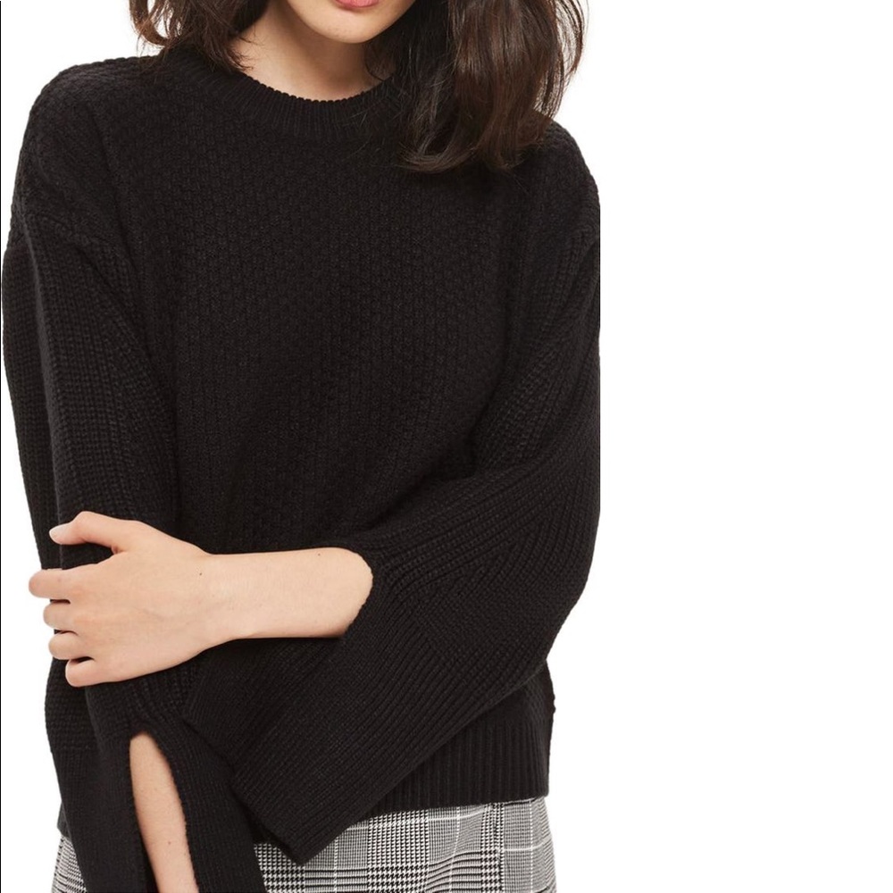 Topshop Wide Sleeve Sweater